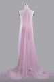 Veil Plain WITH Horsehair in Pink-L